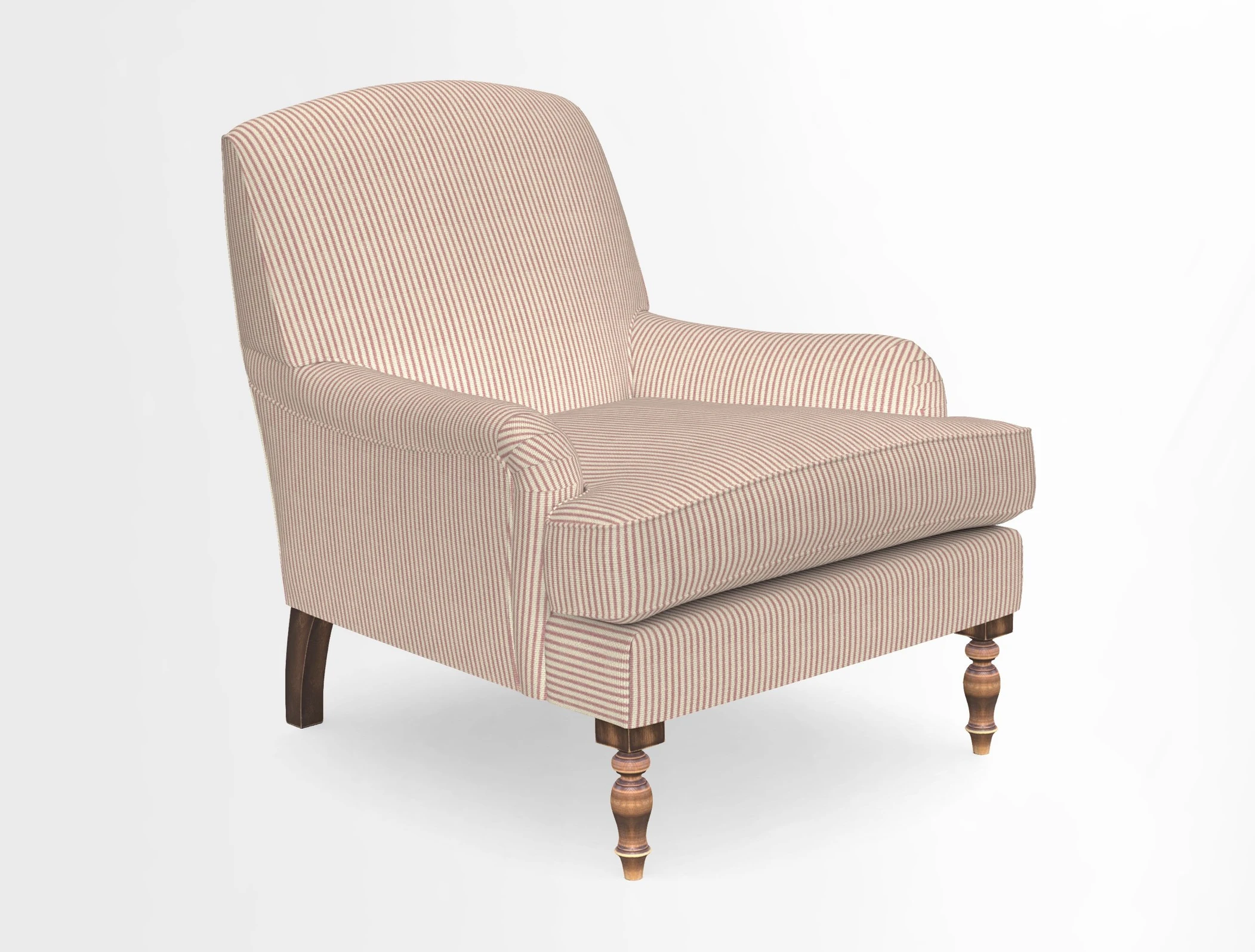 Lyndhurst Chair in V&A Threads of India Opulent-Velvets Lahore Dynasty Slate