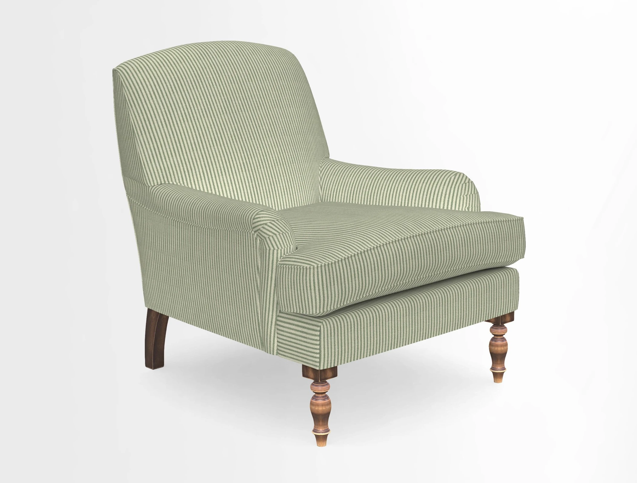 Lyndhurst Chair in V&A Threads of India Opulent-Velvets Lahore Dynasty Slate