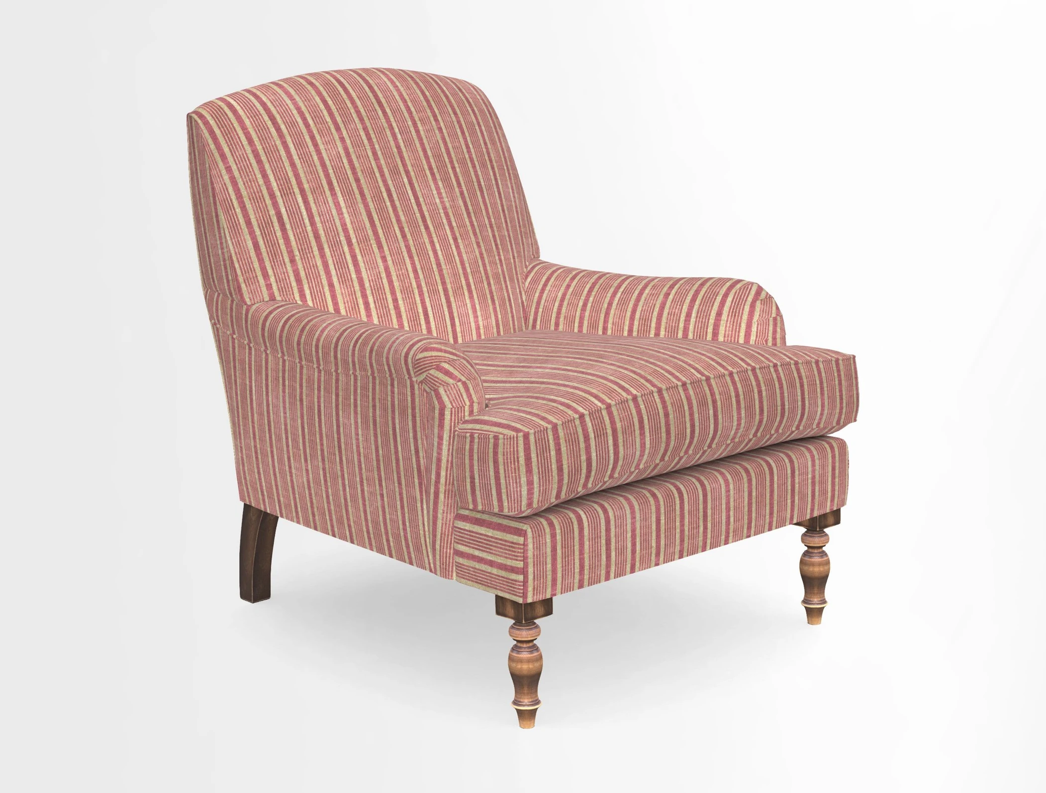 Lyndhurst Chair in V&A Threads of India Opulent-Velvets Lahore Dynasty Slate