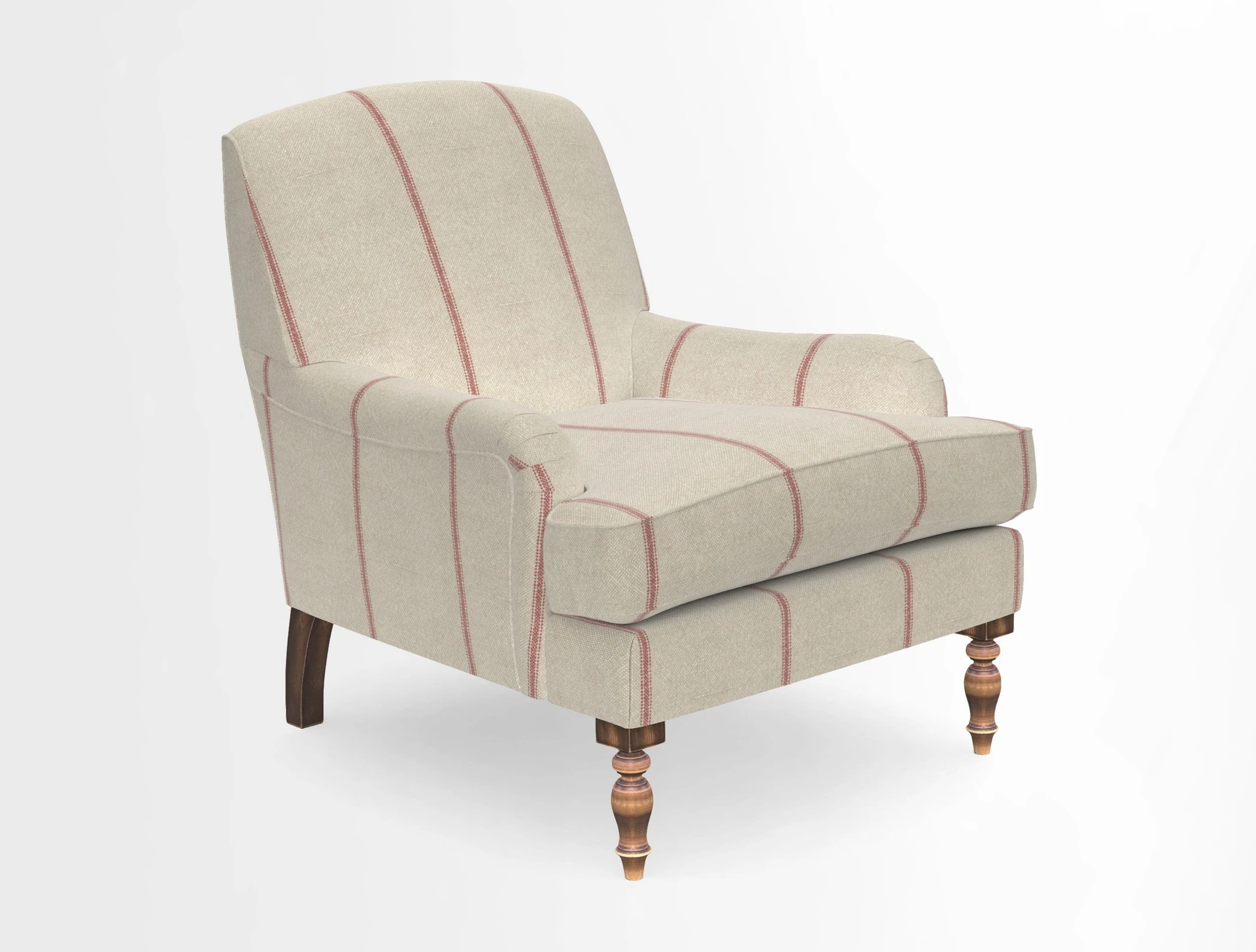Lyndhurst Chair in V&A Threads of India Opulent-Velvets Lahore Dynasty Slate