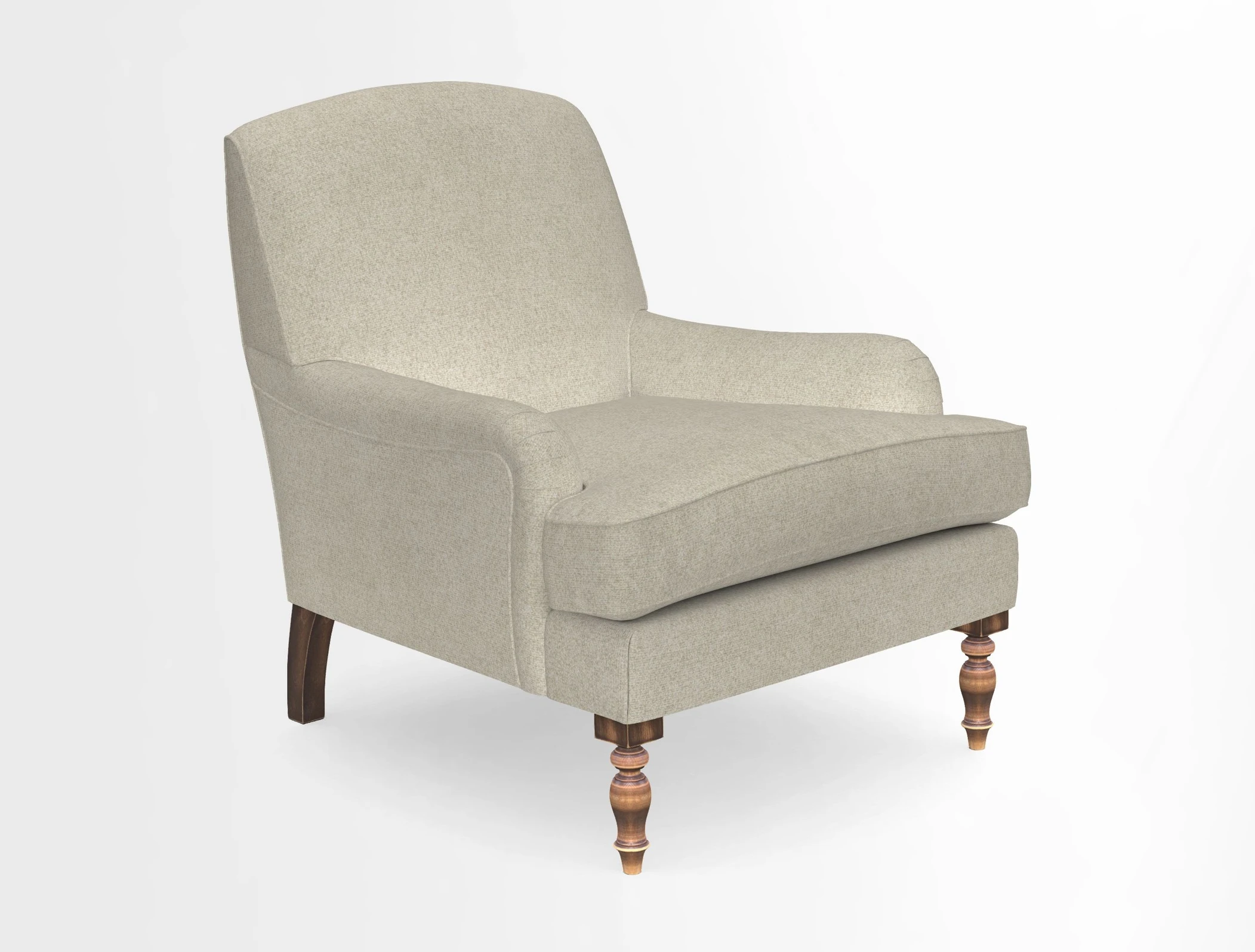 Lyndhurst Chair in V&A Threads of India Opulent-Velvets Lahore Dynasty Slate