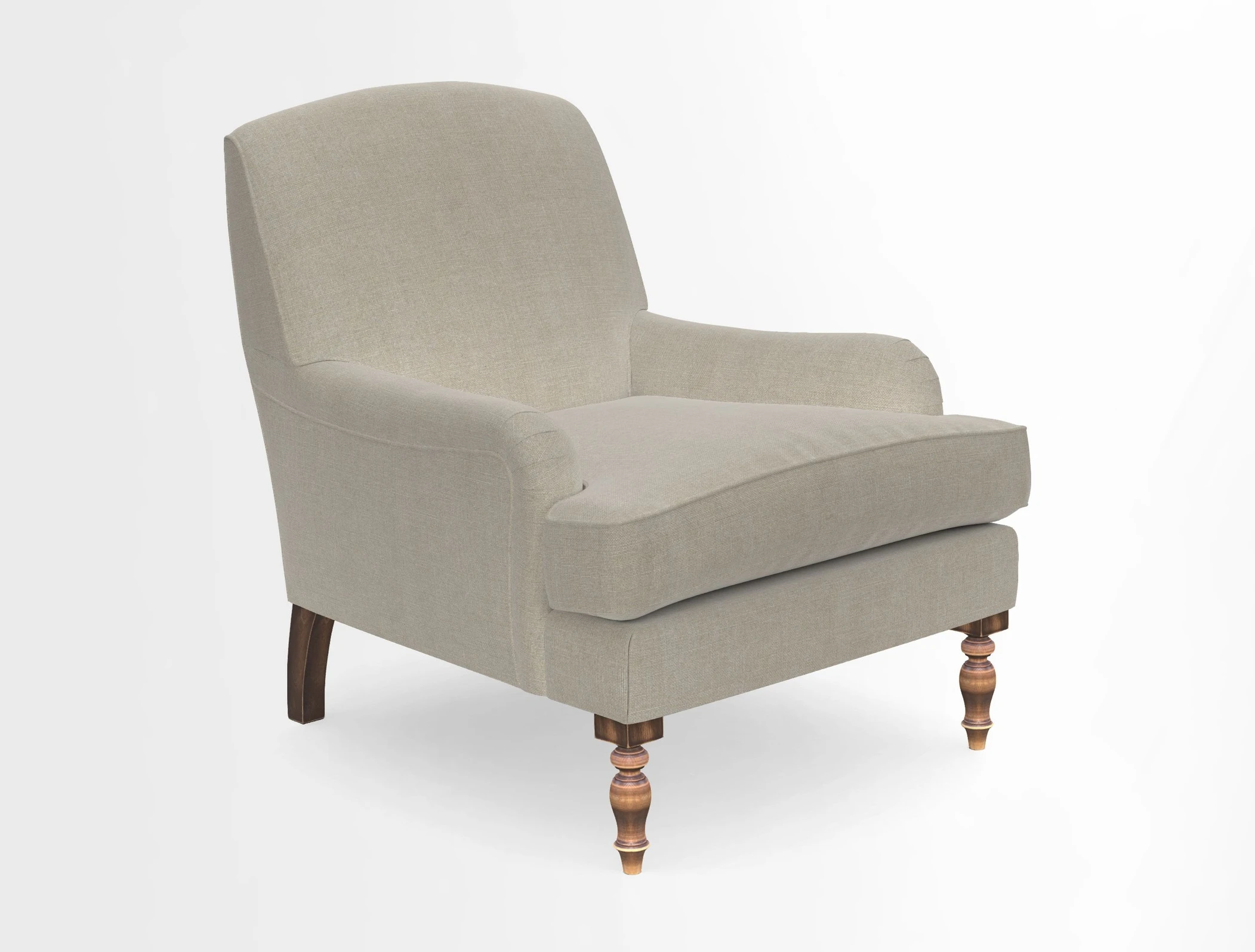 Lyndhurst Chair in V&A Threads of India Opulent-Velvets Lahore Dynasty Slate