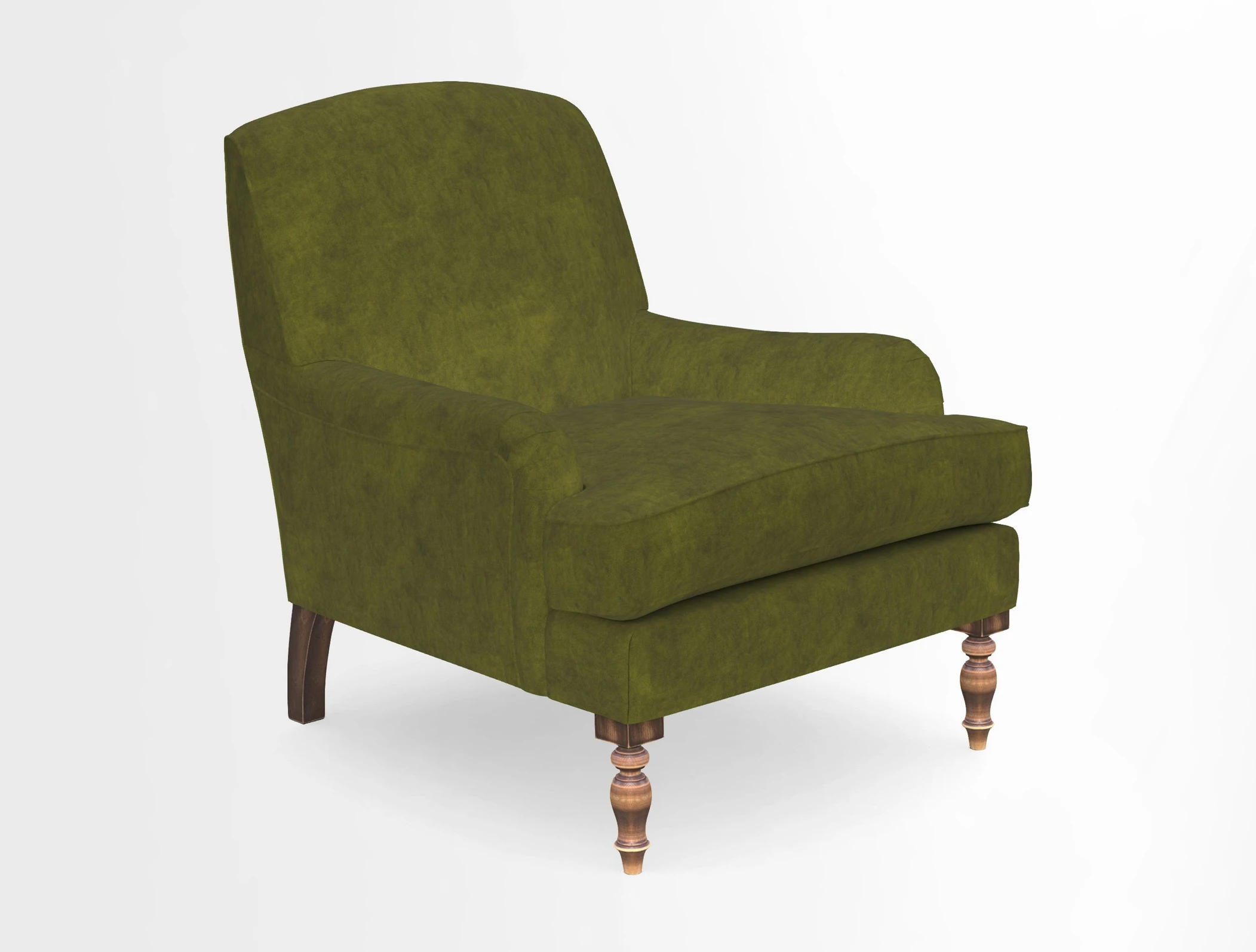 Lyndhurst Chair in V&A Threads of India Opulent-Velvets Lahore Dynasty Slate