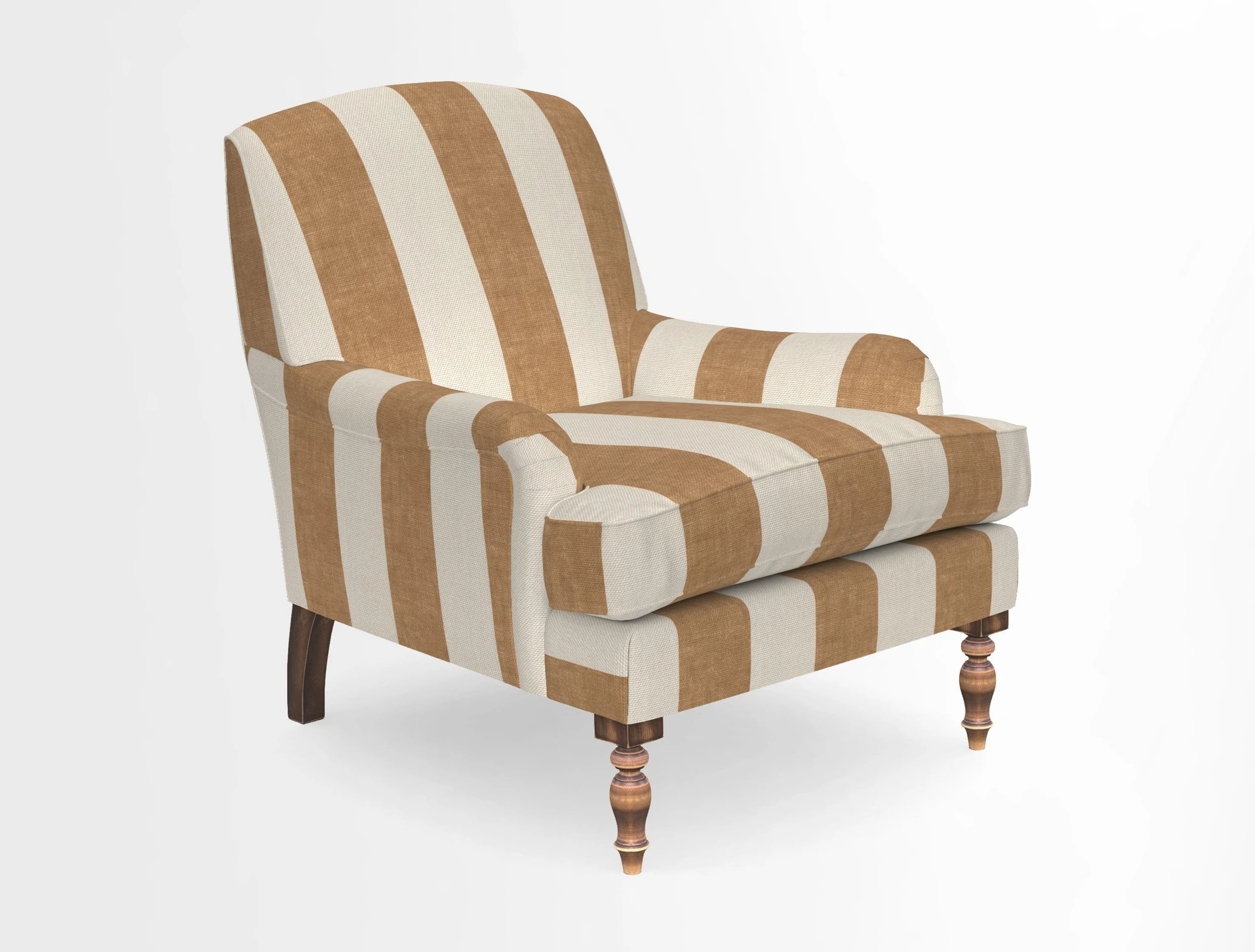 Lyndhurst Chair in V&A Threads of India Opulent-Velvets Lahore Dynasty Slate