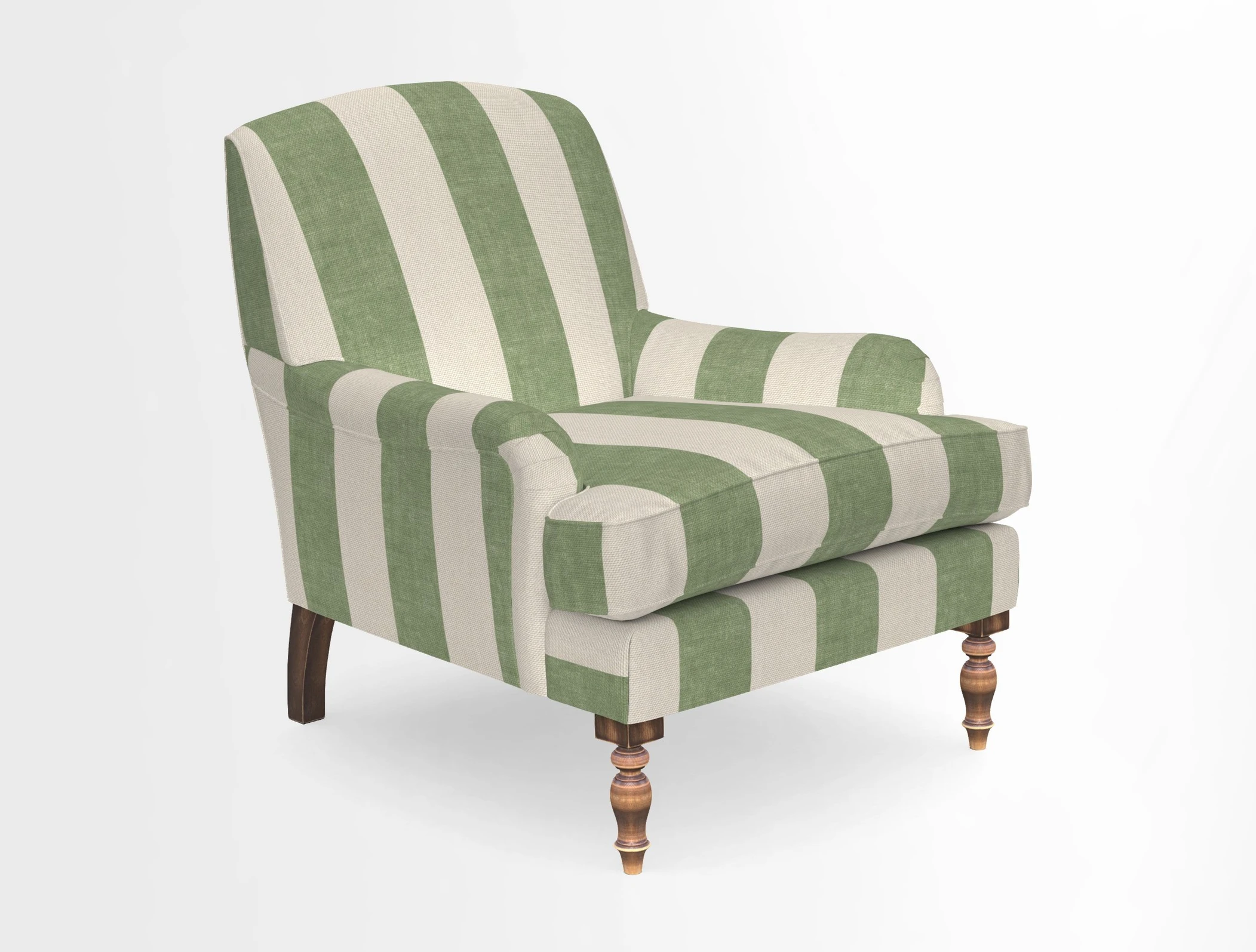 Lyndhurst Chair in V&A Threads of India Opulent-Velvets Lahore Dynasty Slate