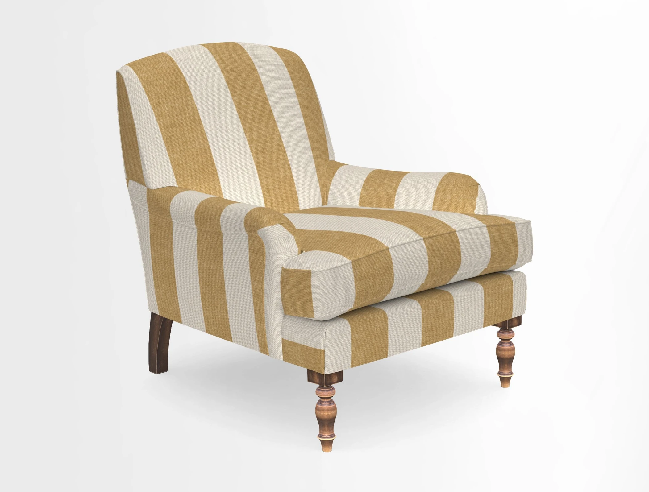 Lyndhurst Chair in V&A Threads of India Opulent-Velvets Lahore Dynasty Slate