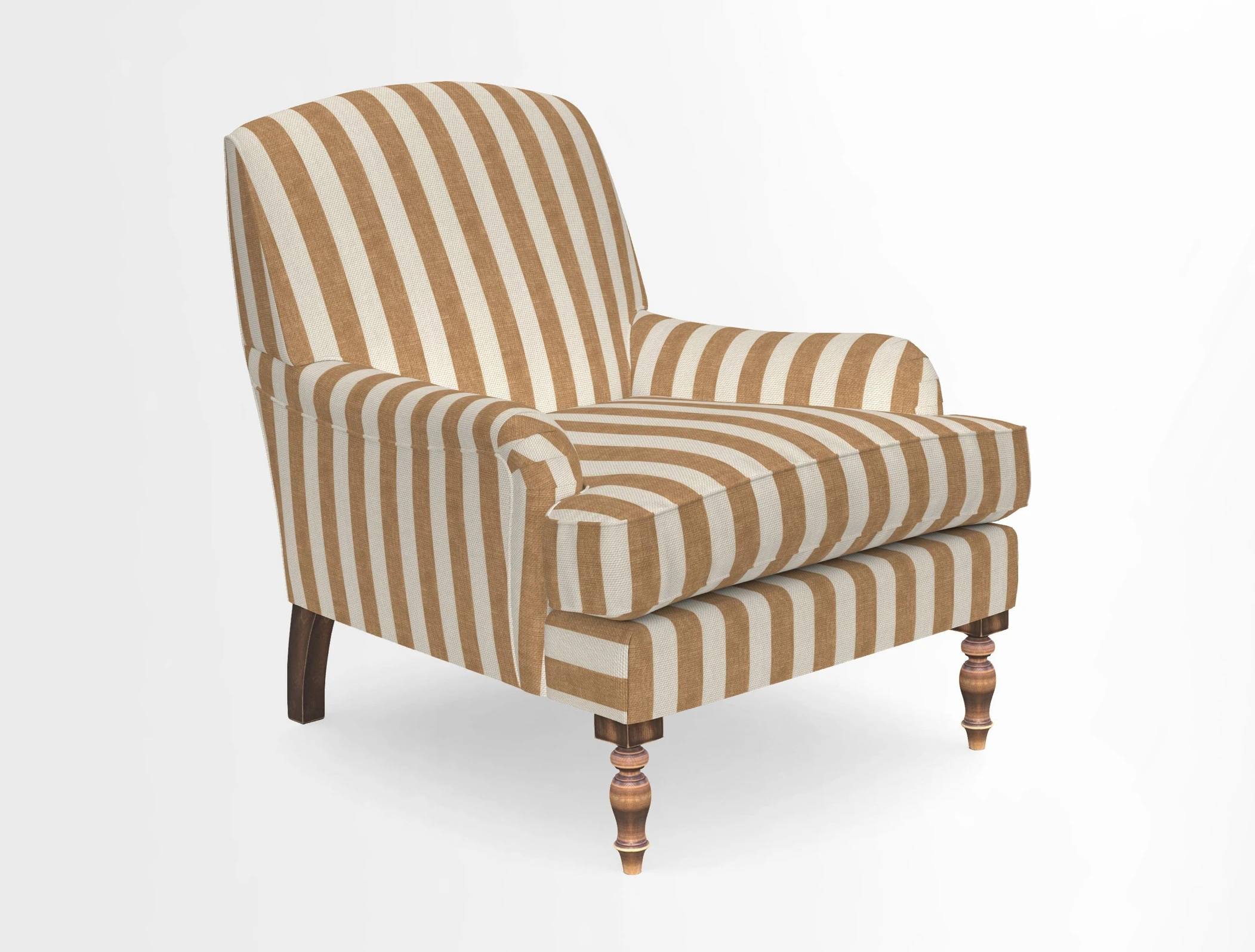 Lyndhurst Chair in V&A Threads of India Opulent-Velvets Lahore Dynasty Slate