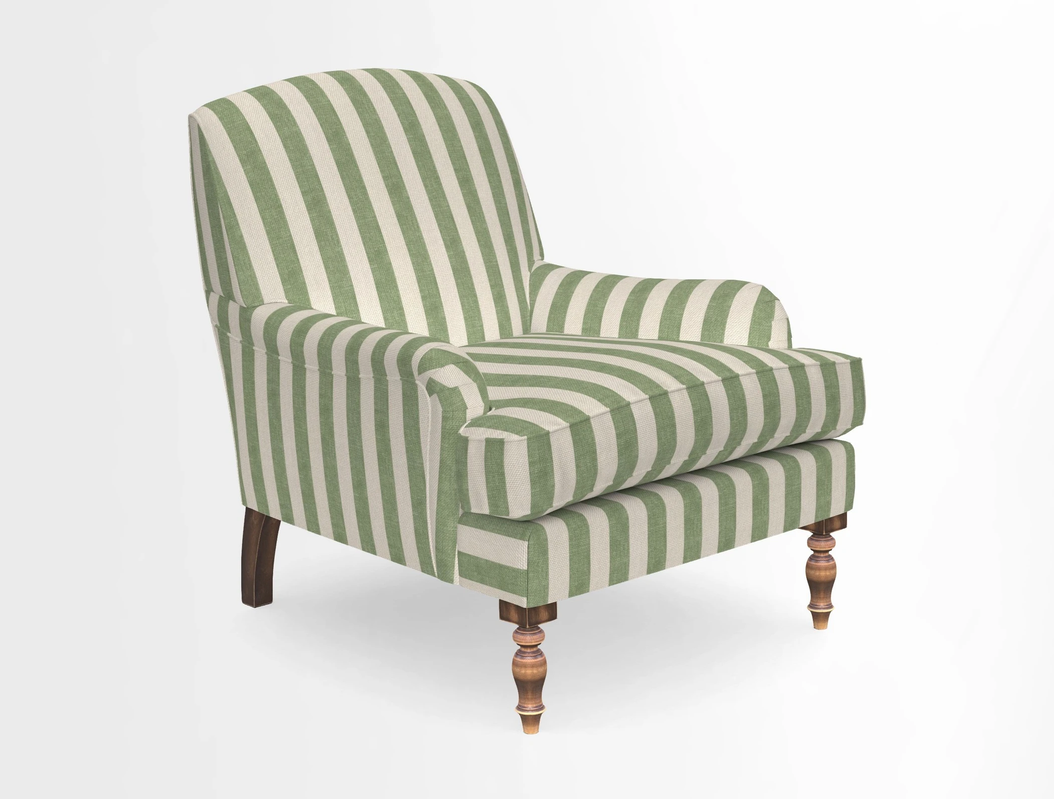 Lyndhurst Chair in V&A Threads of India Opulent-Velvets Lahore Dynasty Slate