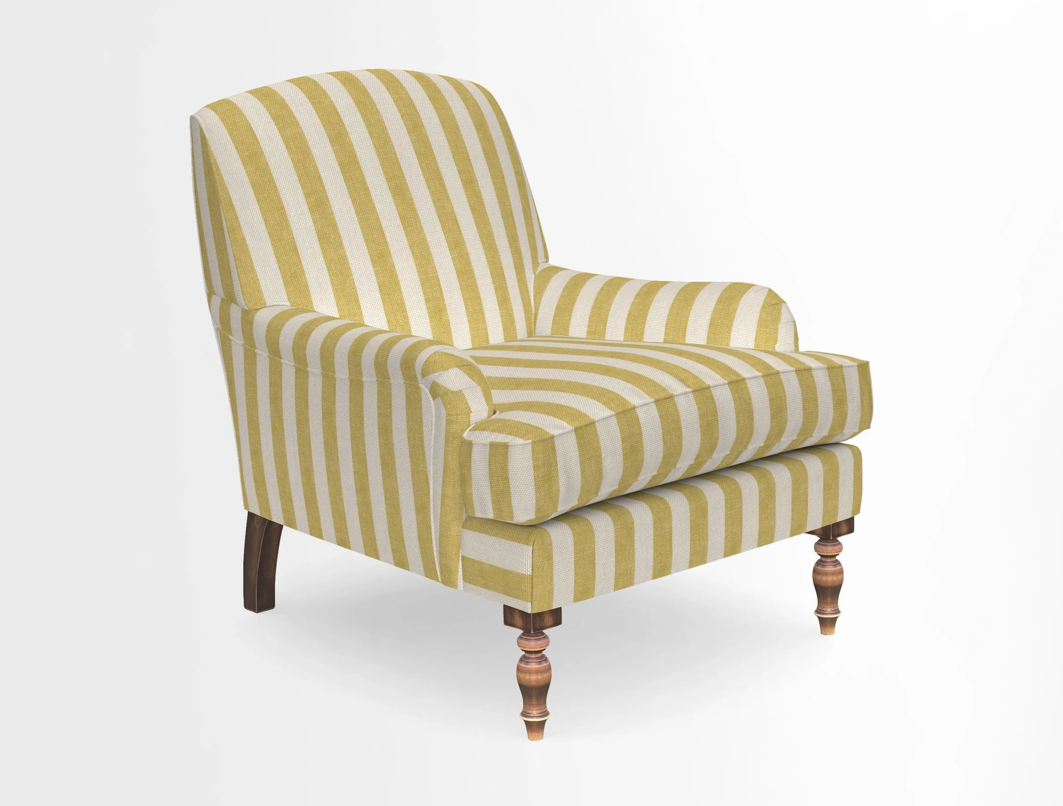 Lyndhurst Chair in V&A Threads of India Opulent-Velvets Lahore Dynasty Slate