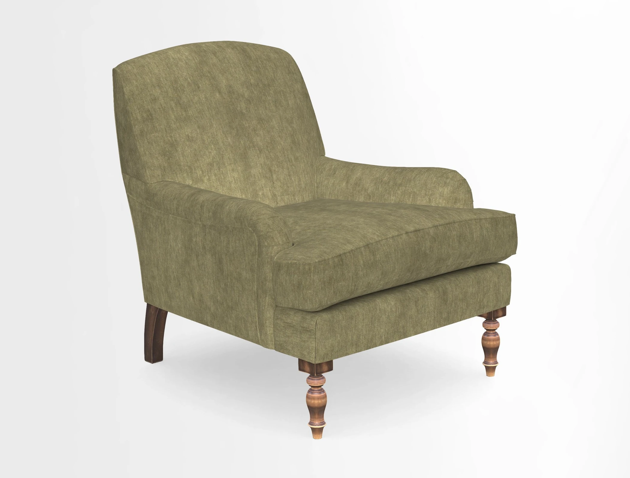 Lyndhurst Chair in V&A Threads of India Opulent-Velvets Lahore Dynasty Slate