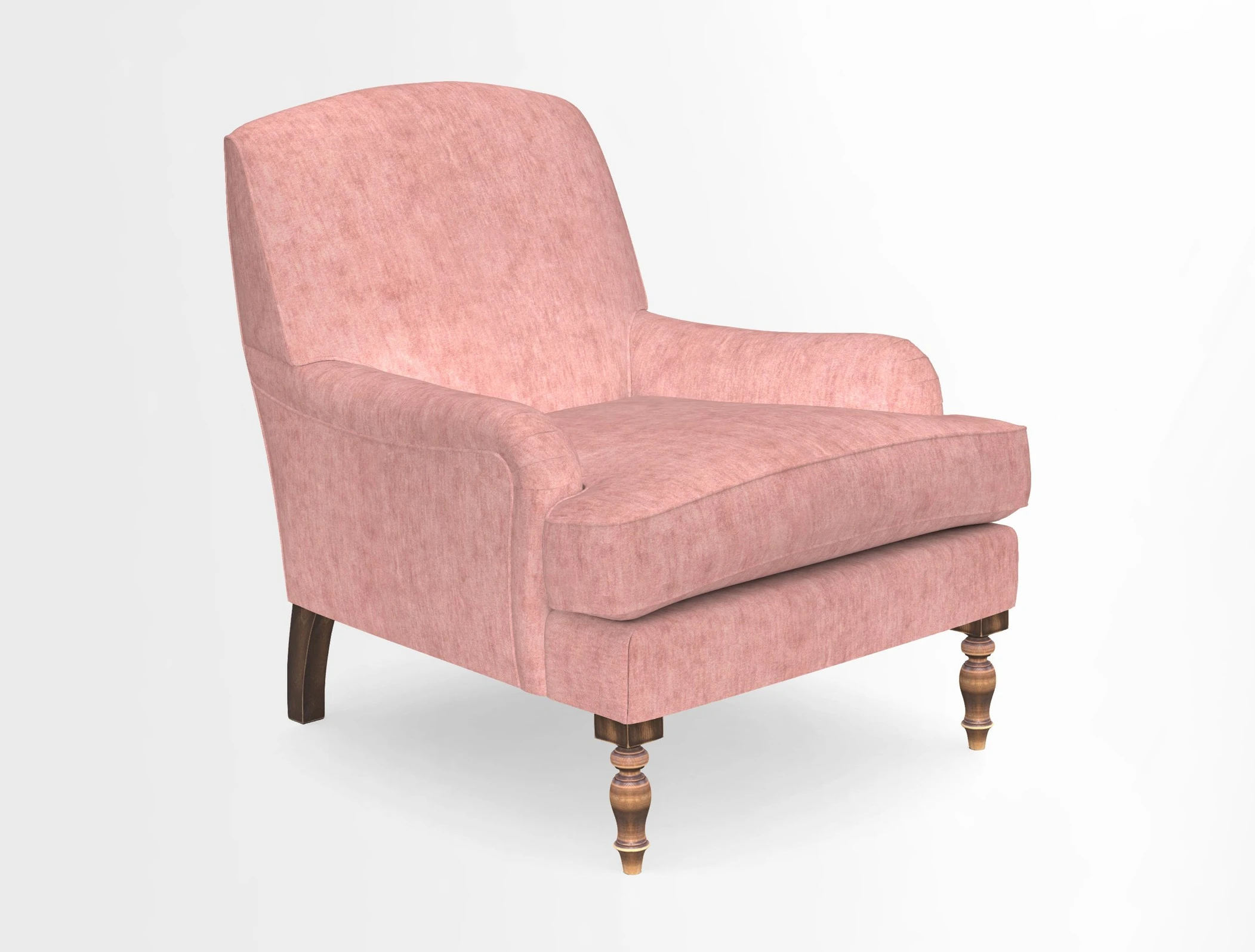 Lyndhurst Chair in V&A Threads of India Opulent-Velvets Lahore Dynasty Slate