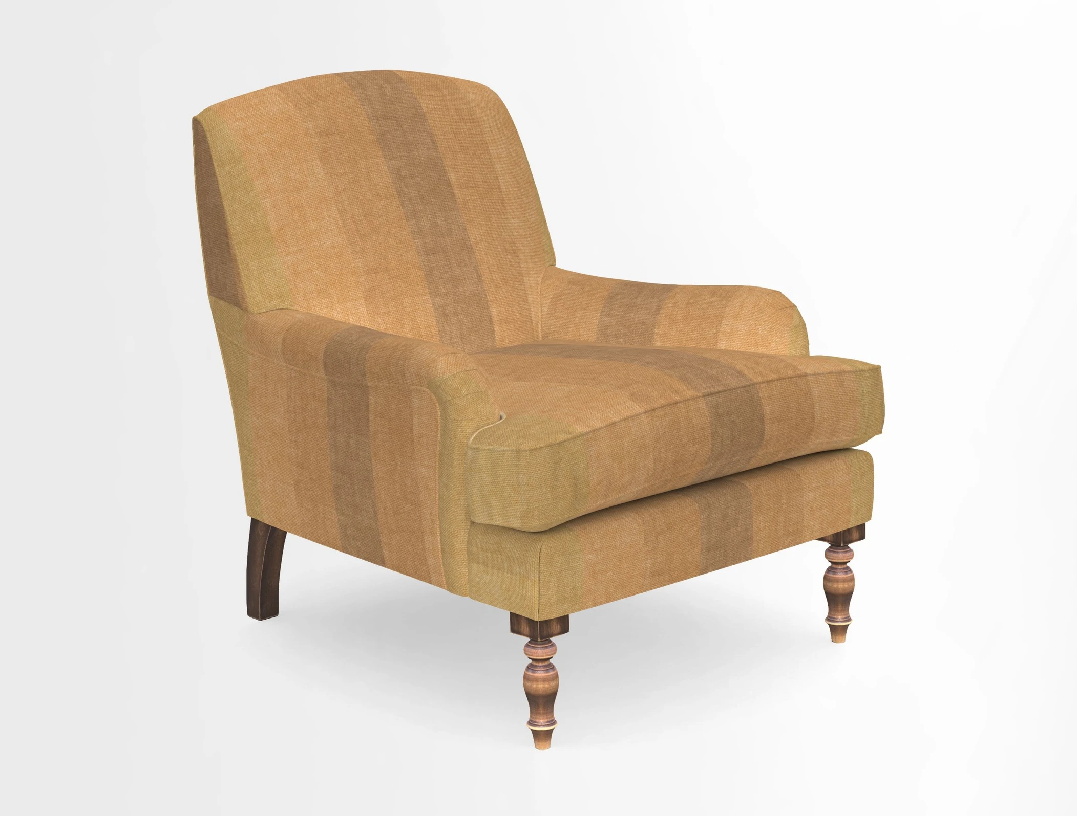 Lyndhurst Chair in V&A Threads of India Opulent-Velvets Lahore Dynasty Slate