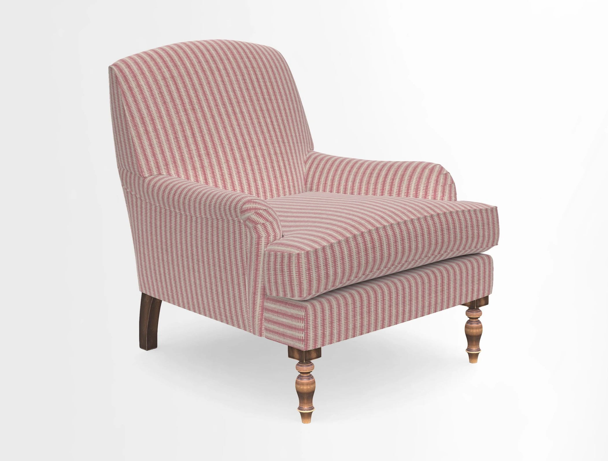 Lyndhurst Chair in V&A Threads of India Opulent-Velvets Lahore Dynasty Slate