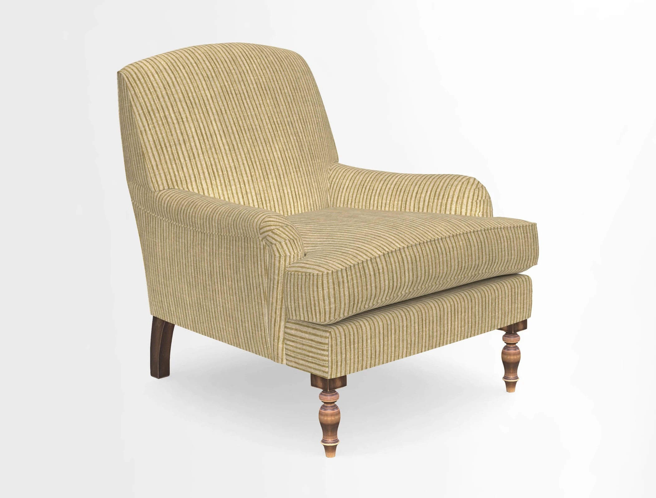 Lyndhurst Chair in V&A Threads of India Opulent-Velvets Lahore Dynasty Slate