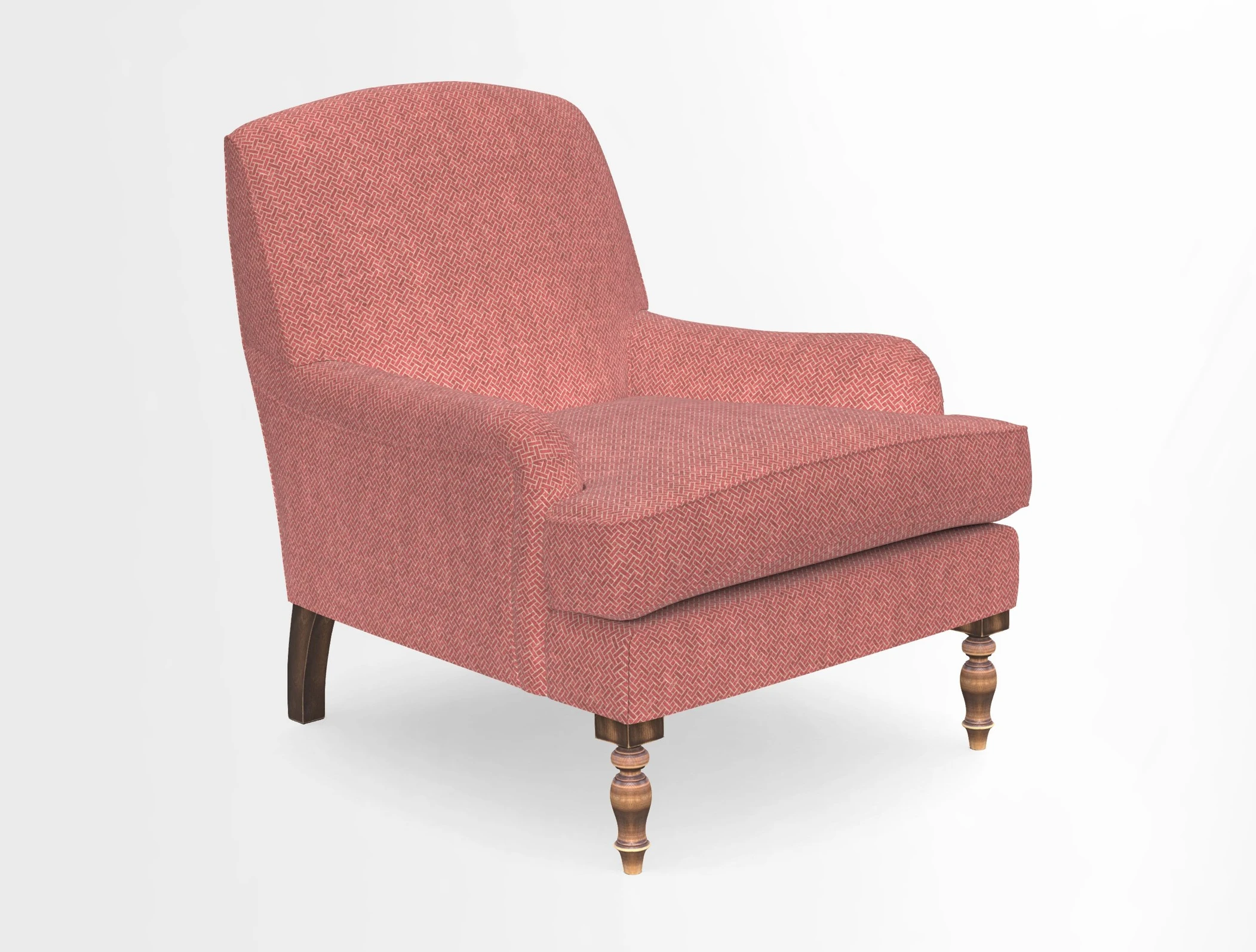 Lyndhurst Chair in V&A Threads of India Opulent-Velvets Lahore Dynasty Slate
