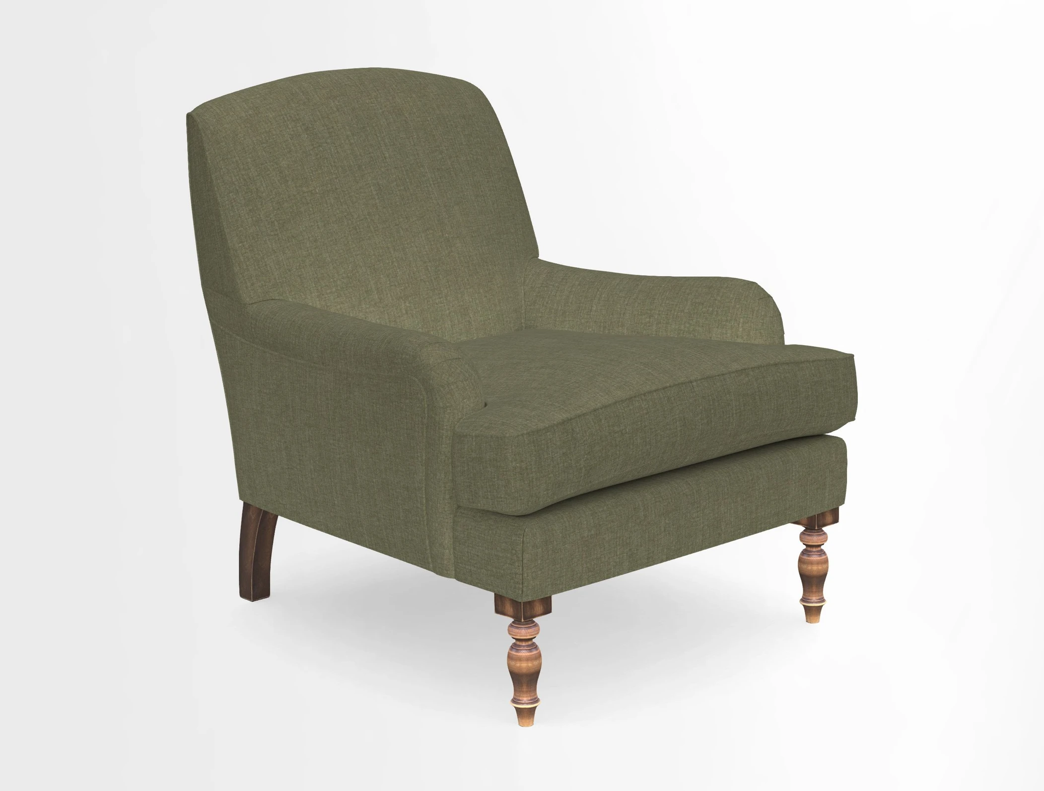 Lyndhurst Chair in V&A Threads of India Opulent-Velvets Lahore Dynasty Slate