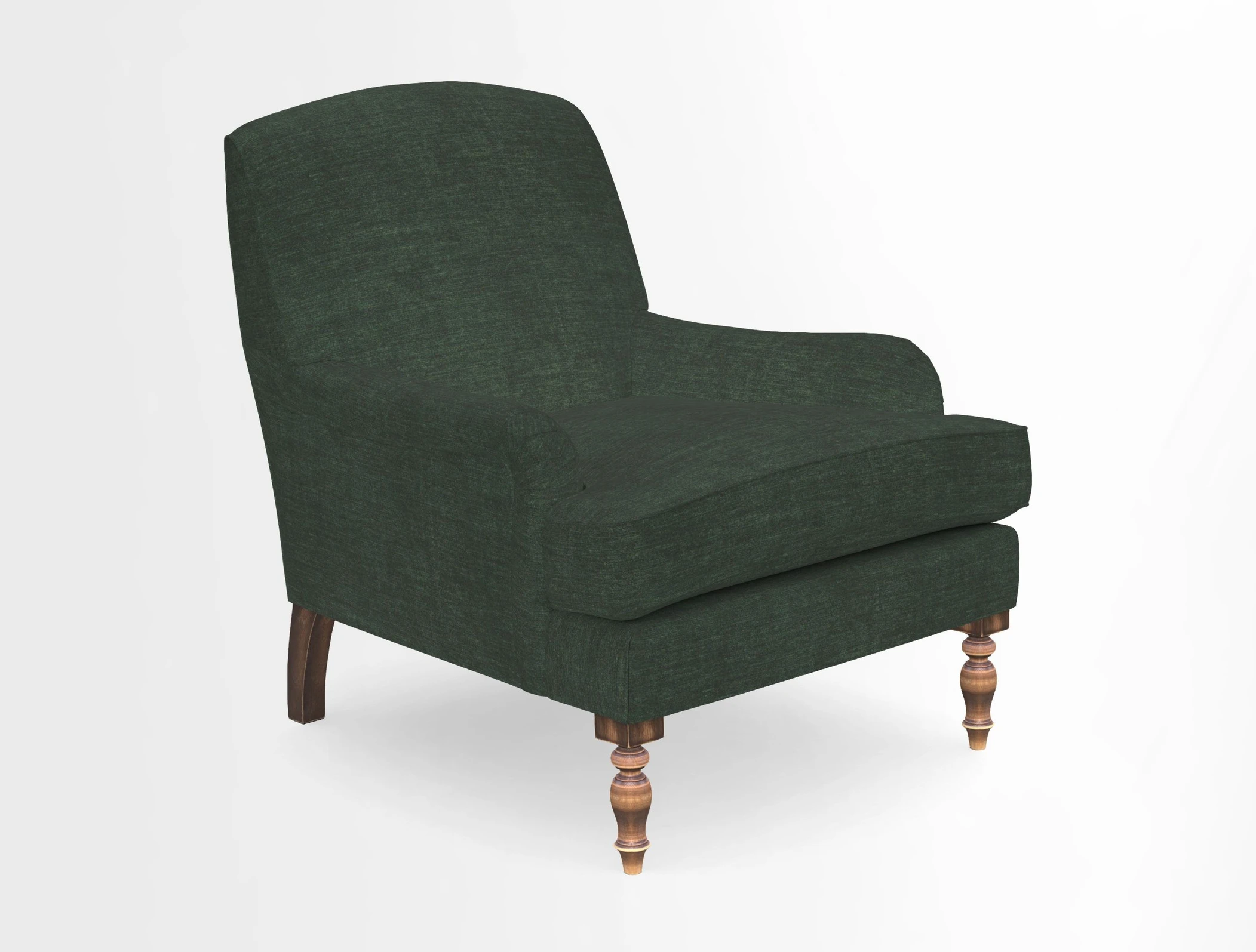 Lyndhurst Chair in V&A Threads of India Opulent-Velvets Lahore Dynasty Slate