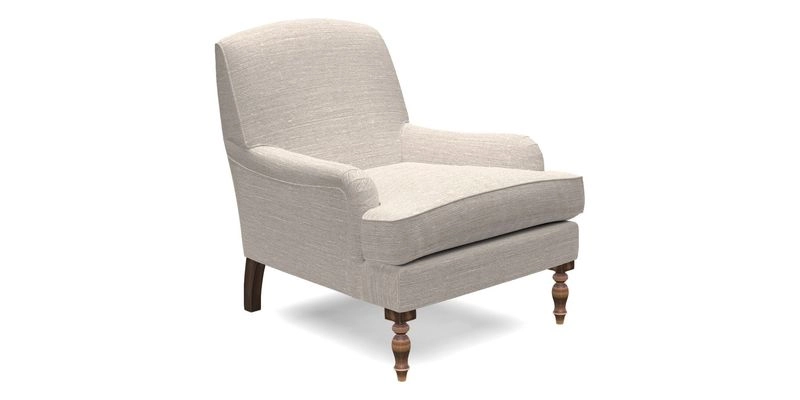 Lyndhurst Chair in V&A Threads of India Opulent-Velvets Lahore Dynasty Slate