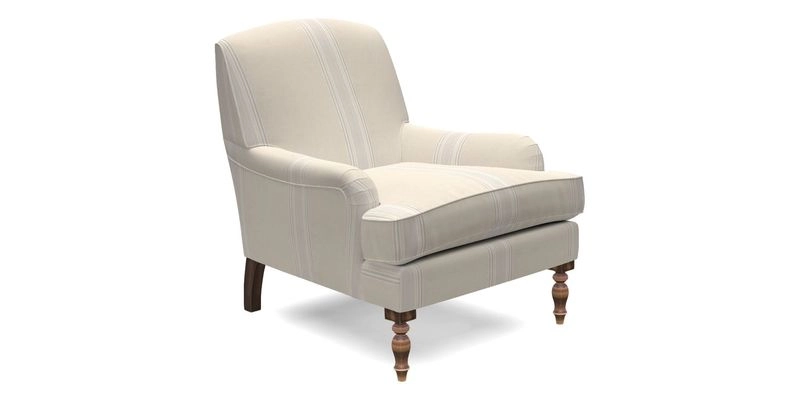 Lyndhurst Chair in V&A Threads of India Opulent-Velvets Lahore Dynasty Slate