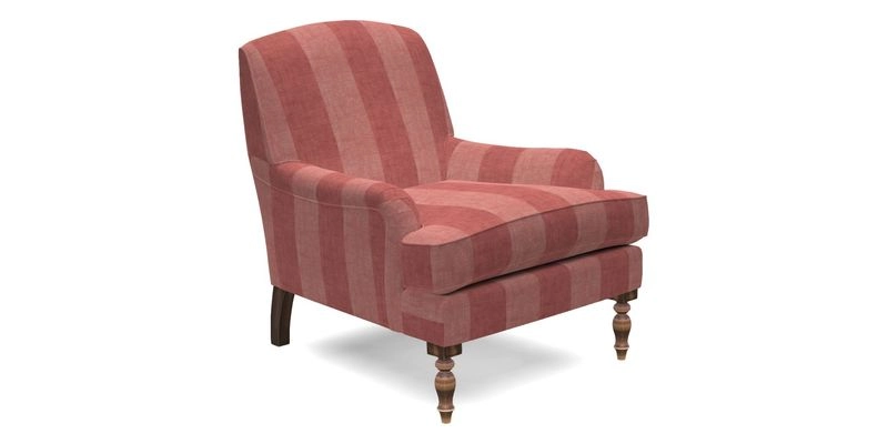 Lyndhurst Chair in V&A Threads of India Opulent-Velvets Lahore Dynasty Slate