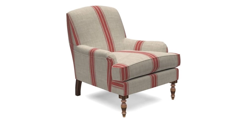 Lyndhurst Chair in V&A Threads of India Opulent-Velvets Lahore Dynasty Slate