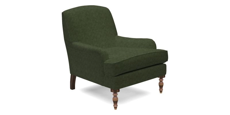 Lyndhurst Chair in V&A Threads of India Opulent-Velvets Lahore Dynasty Slate