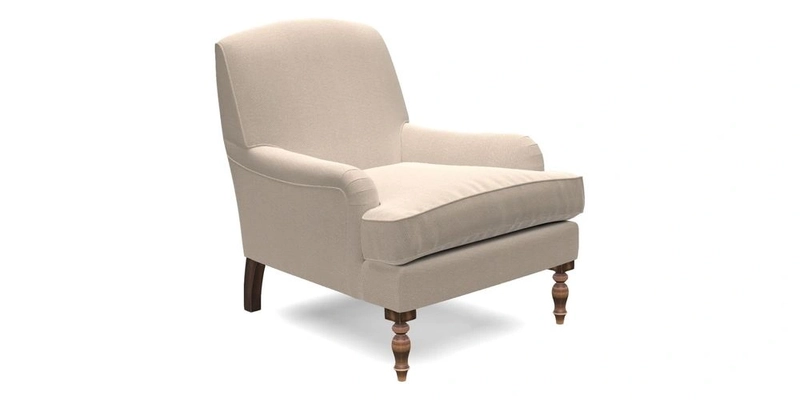 Lyndhurst Chair in V&A Threads of India Opulent-Velvets Lahore Dynasty Slate