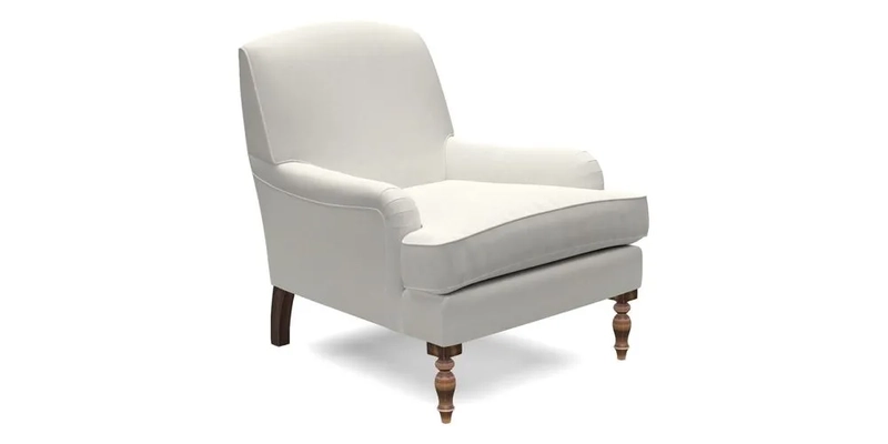 Lyndhurst Chair in V&A Threads of India Opulent-Velvets Lahore Dynasty Slate