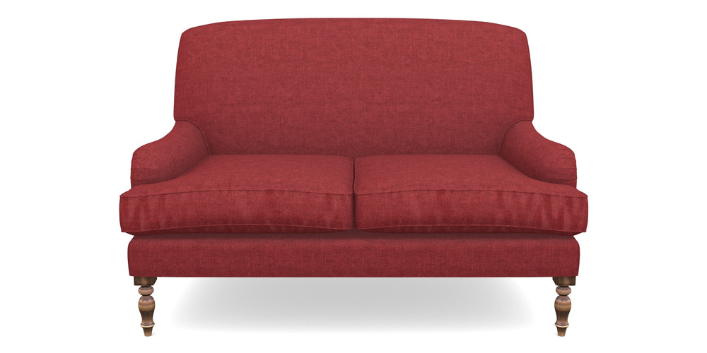 Product photograph of Lyndhurst 2 Seater Sofa In Easy Clean Plain - Claret from Sofas and Stuff Limited