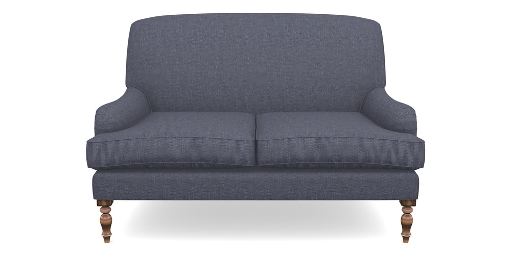 Product photograph of Lyndhurst 2 Seater Sofa In Easy Clean Plain - Navy from Sofas and Stuff Limited