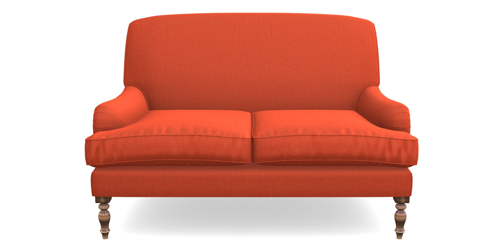 Product photograph of Lyndhurst 2 Seater Sofa In House Velvet - Terracotta from Sofas and Stuff Limited