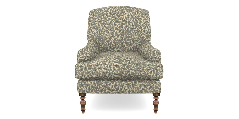 Product photograph of Lyndhurst Chair In V A Drawn From Nature Collection - Oak Tree - Duck Egg from Sofas and Stuff Limited