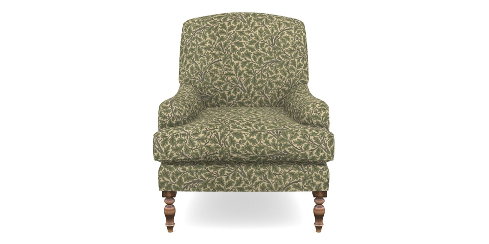 Product photograph of Lyndhurst Chair In V A Drawn From Nature Collection - Oak Tree - Light Green from Sofas and Stuff Limited