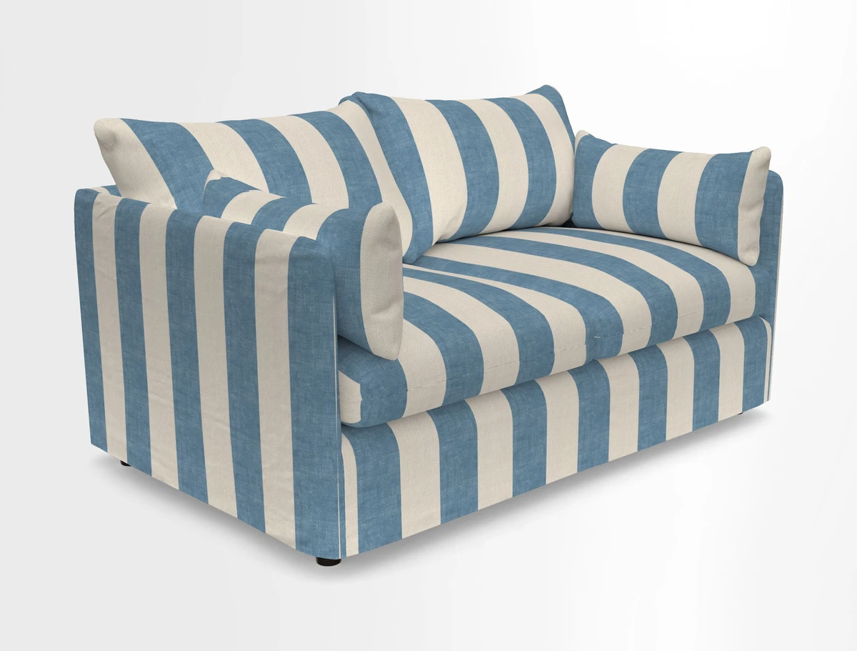 Madehurst 2.5 Seater Sofa in House Plain Sky. Loose cover option available