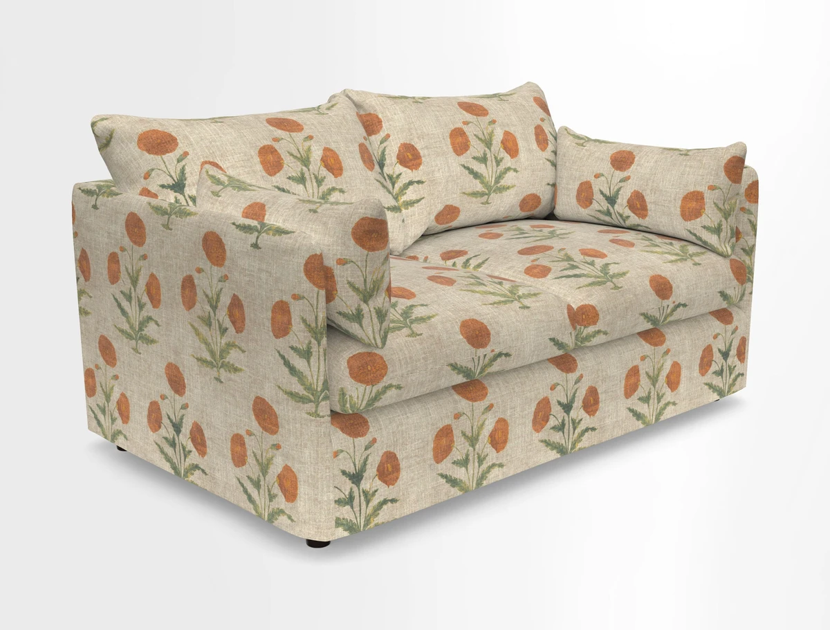 Madehurst 2.5 Seater Sofa in House Plain Sky. Loose cover option available