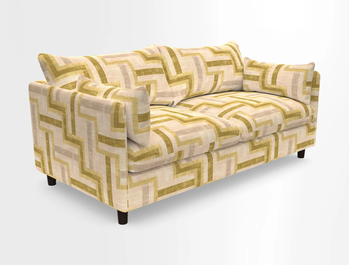 Madehurst 3 Seater Sofa in House Plain Sky. Loose cover option available