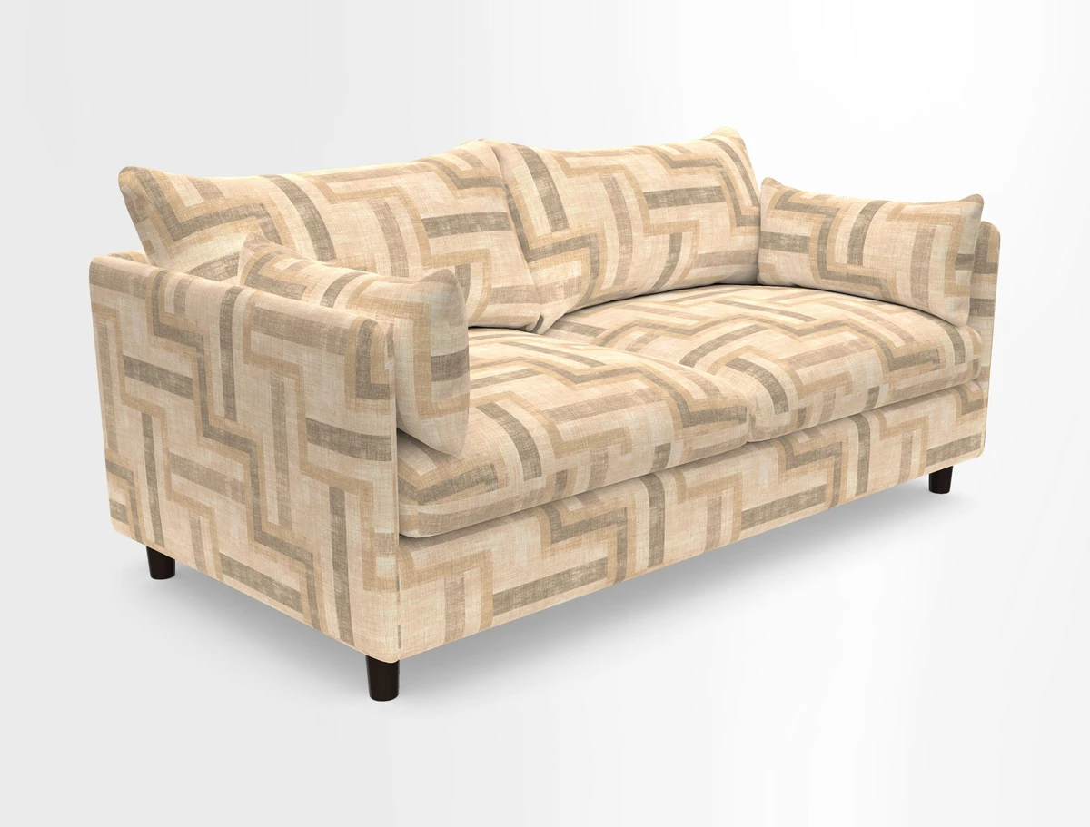 Madehurst 3 Seater Sofa in House Plain Sky. Loose cover option available