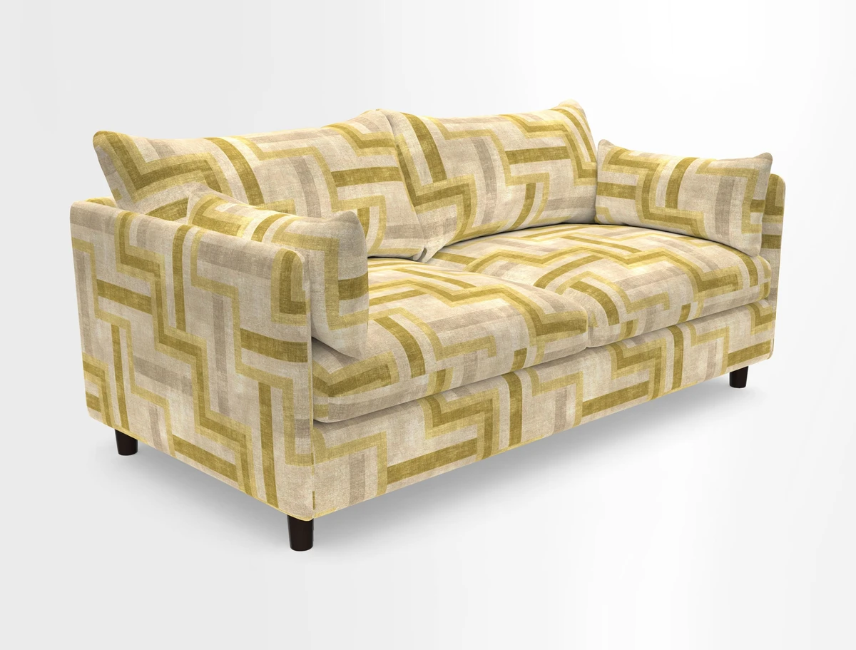 Madehurst 3 Seater Sofa in House Plain Sky. Loose cover option available