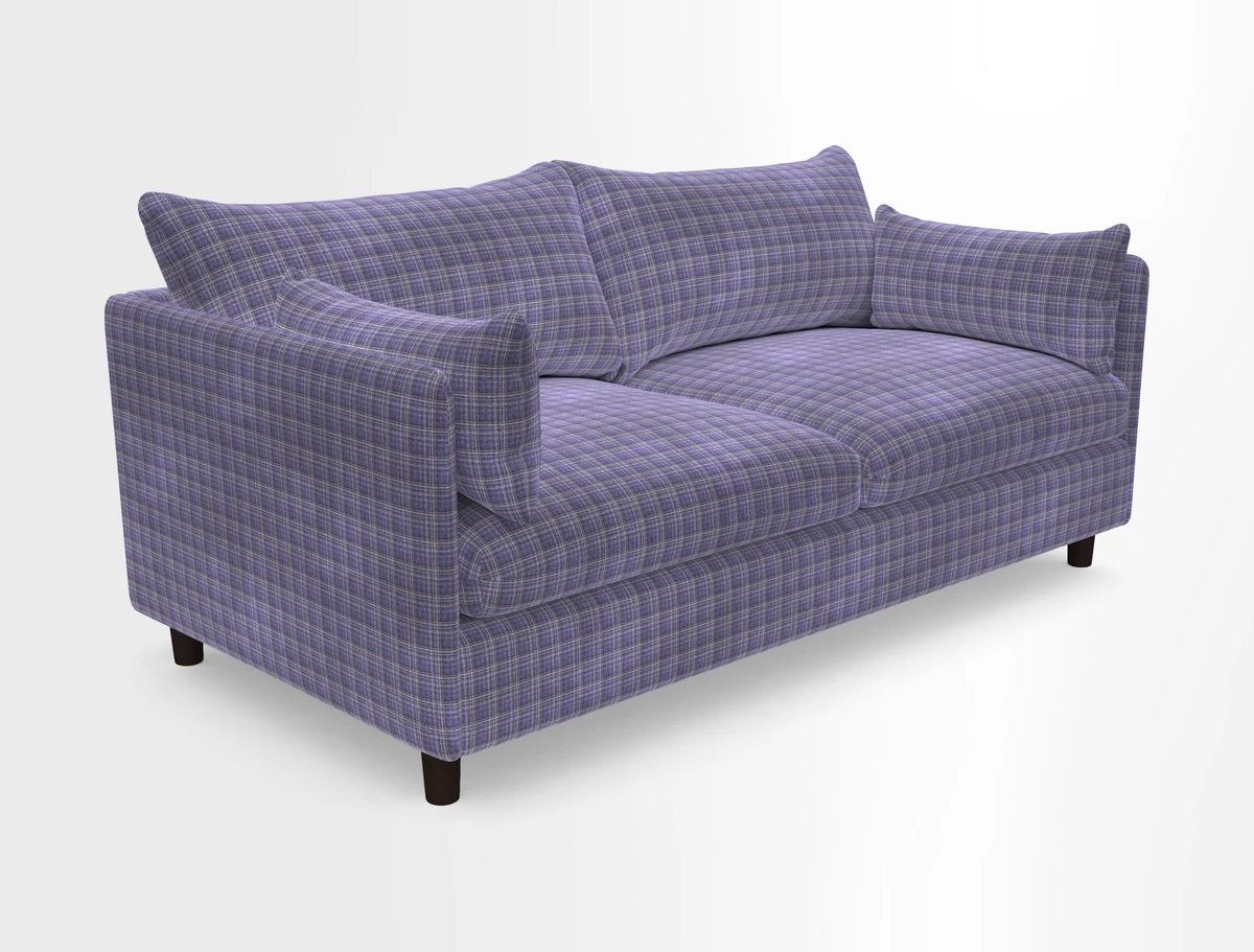 Madehurst 3 Seater Sofa in House Plain Sky. Loose cover option available