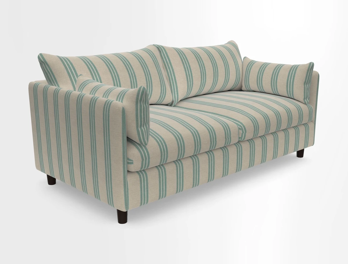 Madehurst 3 Seater Sofa in House Plain Sky. Loose cover option available