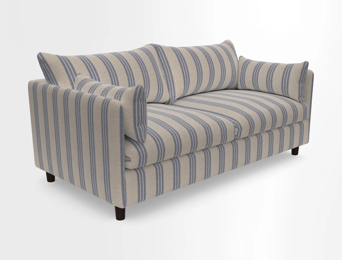 Madehurst 3 Seater Sofa in House Plain Sky. Loose cover option available