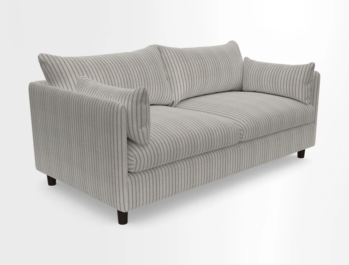 Madehurst 3 Seater Sofa in House Plain Sky. Loose cover option available