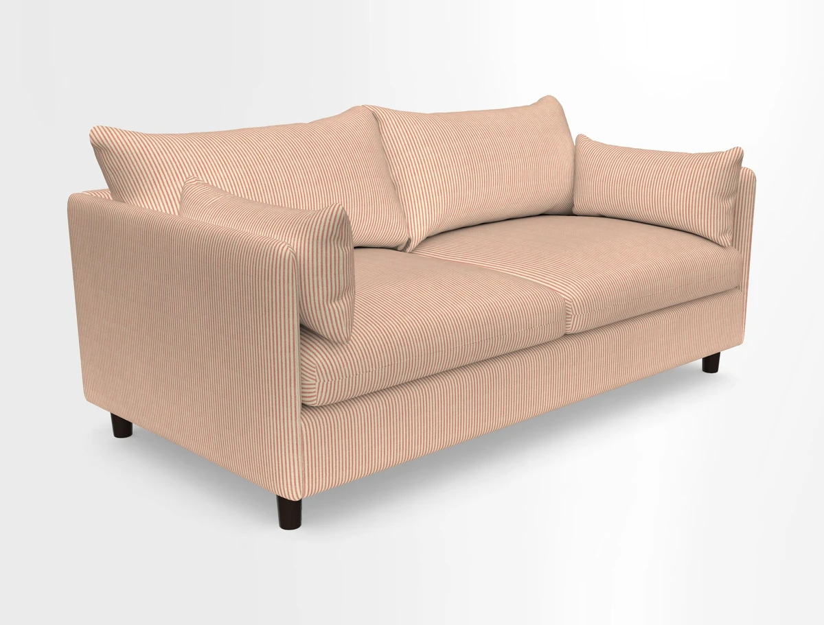 Madehurst 3 Seater Sofa in House Plain Sky. Loose cover option available