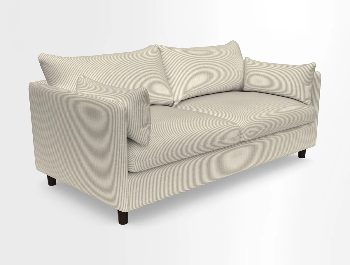 Madehurst 3 Seater Sofa in House Plain Sky. Loose cover option available