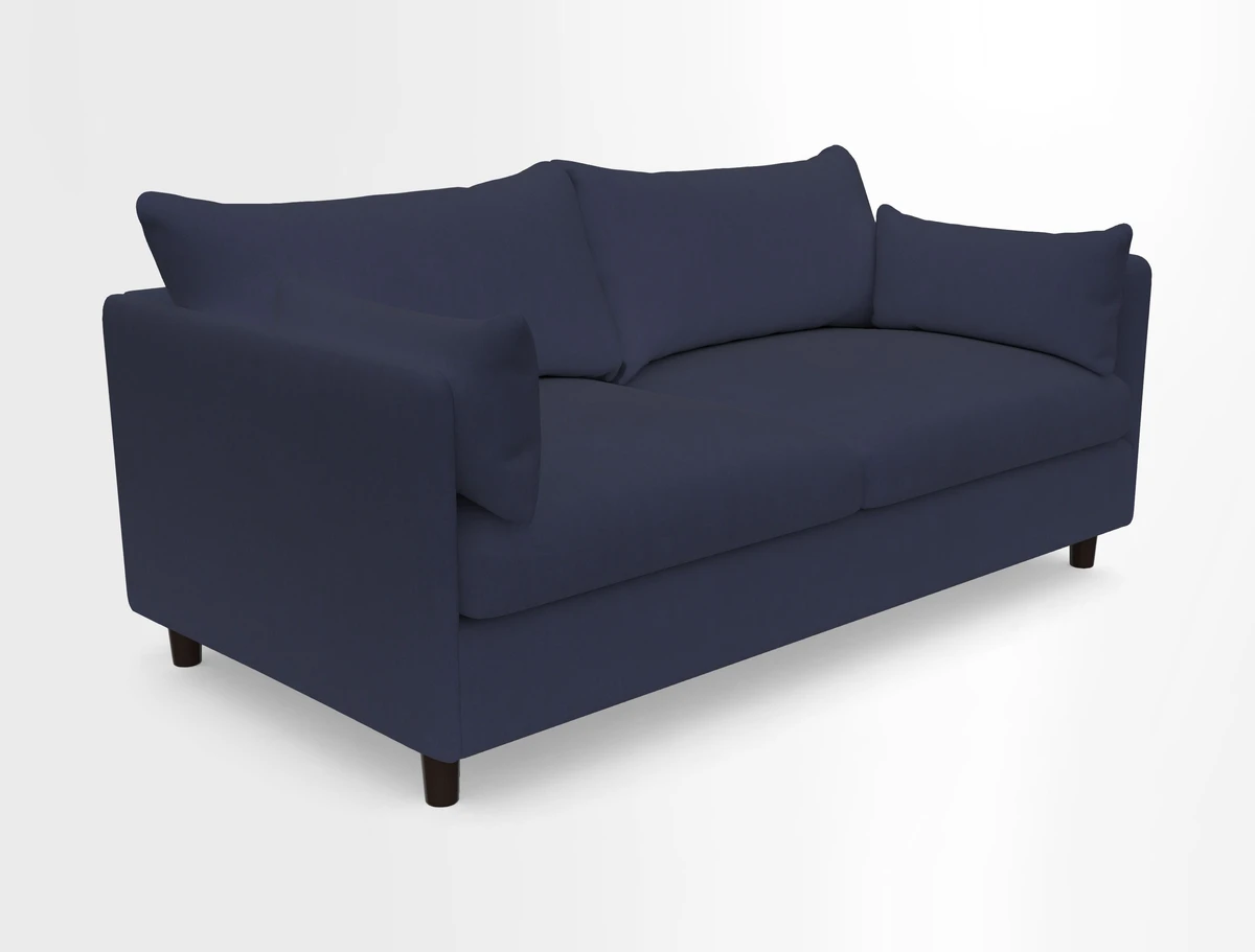 Madehurst 3 Seater Sofa in House Plain Sky. Loose cover option available