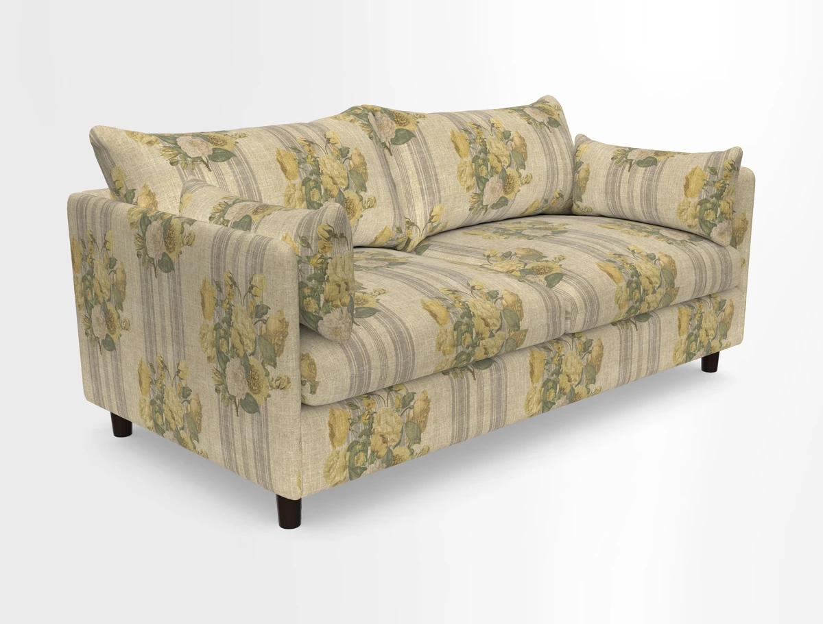 Madehurst 3 Seater Sofa in House Plain Sky. Loose cover option available
