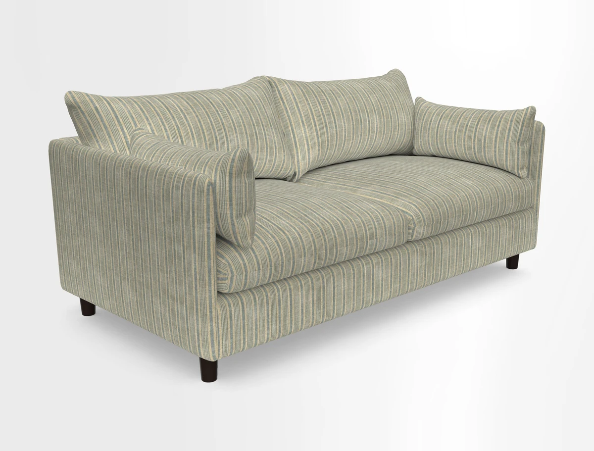 Madehurst 3 Seater Sofa in House Plain Sky. Loose cover option available