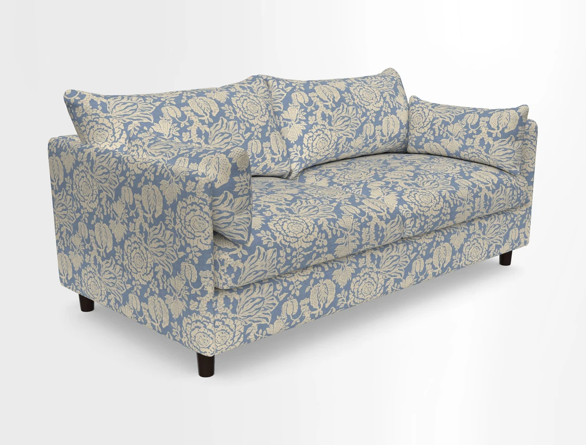 Madehurst 3 Seater Sofa in House Plain Sky. Loose cover option available