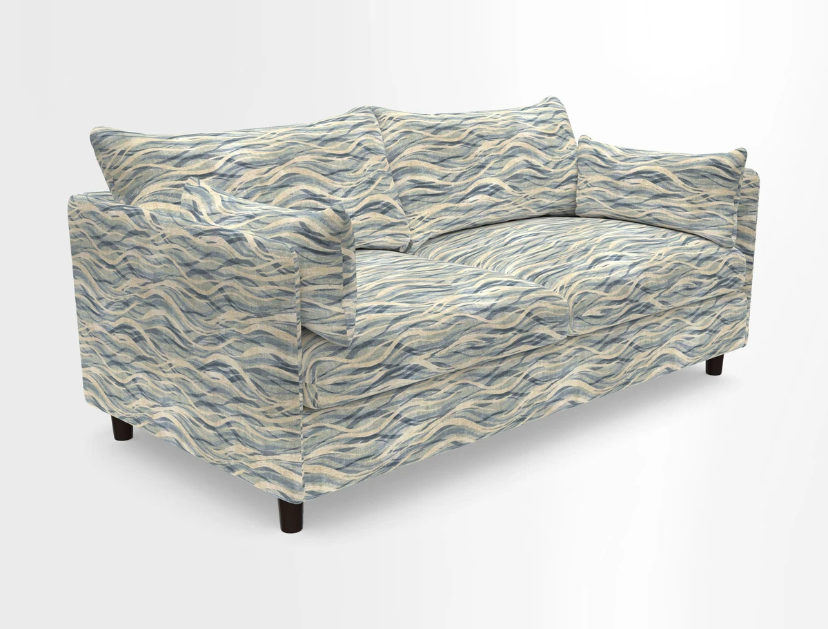 Madehurst 3 Seater Sofa in House Plain Sky. Loose cover option available
