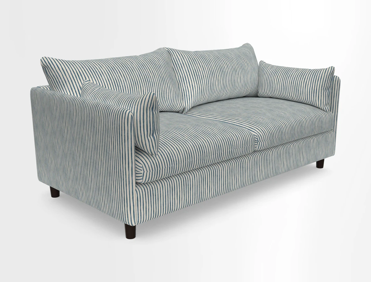 Madehurst 3 Seater Sofa in House Plain Sky. Loose cover option available